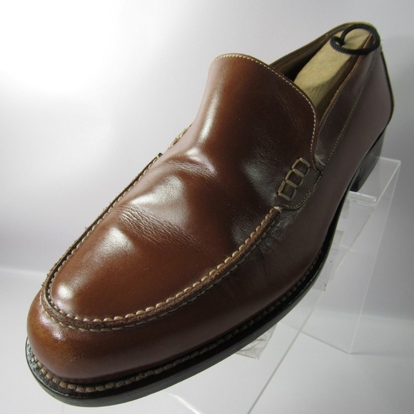Johnston & Murphy Size 9.5 Brown Loafer Mens B6B16 main image 4